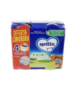MELLIN OMOG VITELLO 4X80G