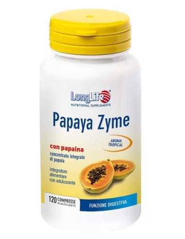 LONGLIFE PAPAYA ZYME 120CPR