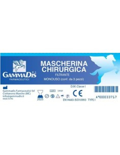 MASCHERINA CHIRURGICA 3PZ