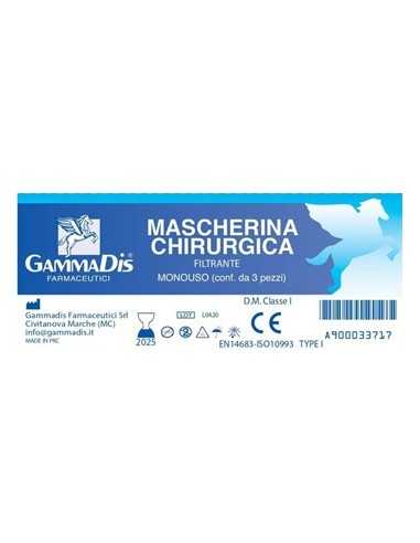 MASCHERINA CHIRURGICA 3PZ