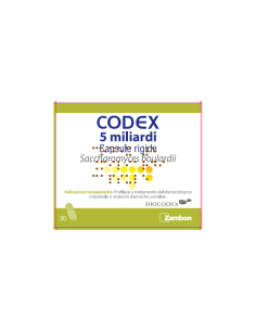 CODEX 30CPS 5MLD 250MG