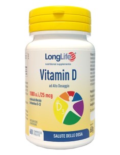 LONGLIFE VITAMIN D1000UI 60CPR