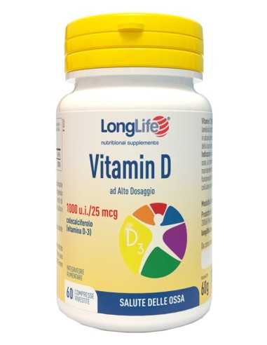 LONGLIFE VITAMIN D1000UI 60CPR