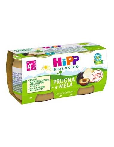HIPP BIO OMOG PRUGNA MELA2X80G