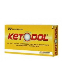 KETODOL 20CPR 25MG 200MG