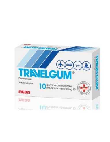TRAVELGUM 10GOMME MAST 20MG