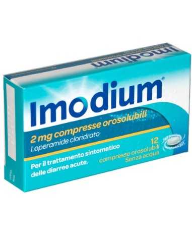 IMODIUM 12CPR OROSOL 2MG