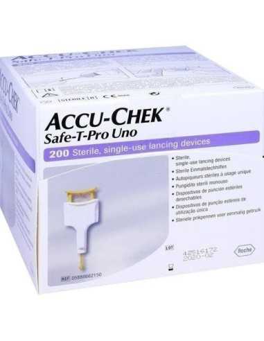 ACCU CHEK SAFE T PRO UNO 200PZ