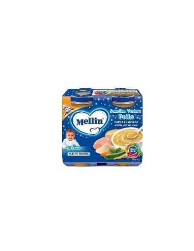 MELLIN CENA POLLO VERD 2X200G