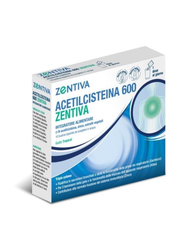 ACETILCISTEINA 600 ZENT 10BUST