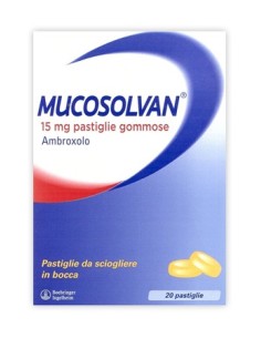 MUCOSOLVAN 20PASTL 15MG