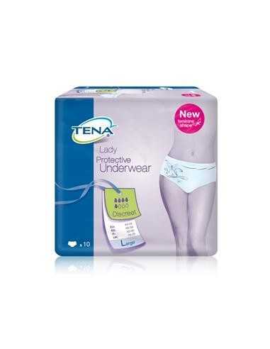 TENA SILHOUETTE BLANC L 10PZ