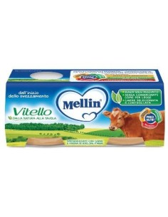 MELLIN OMOG VITELLO 2X80G