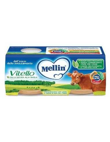 MELLIN OMOG VITELLO 2X80G