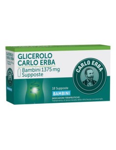 GLICEROLO BB 18SUPP 1375MG