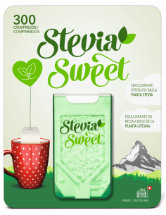 HERMESETAS STEVIA 300CPR