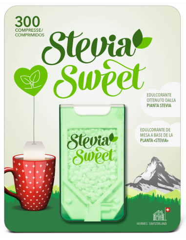HERMESETAS STEVIA 300CPR