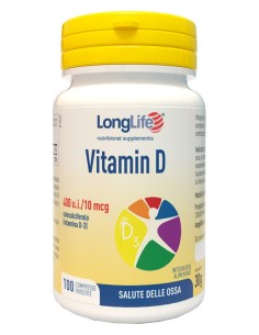 LONGLIFE VITAMIN D400UI 100CPR