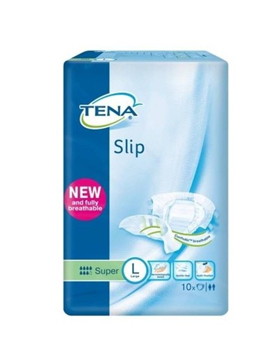 TENA SLIP SUPER PANN L 10PZ