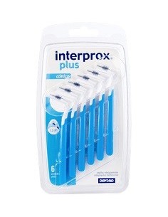 INTERPROX PLUS CONICO BLU 6PZ
