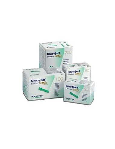 GLUCOJECT LANCETS PLUS G33 25P